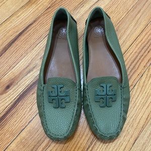 Green Tory Burch Loafers